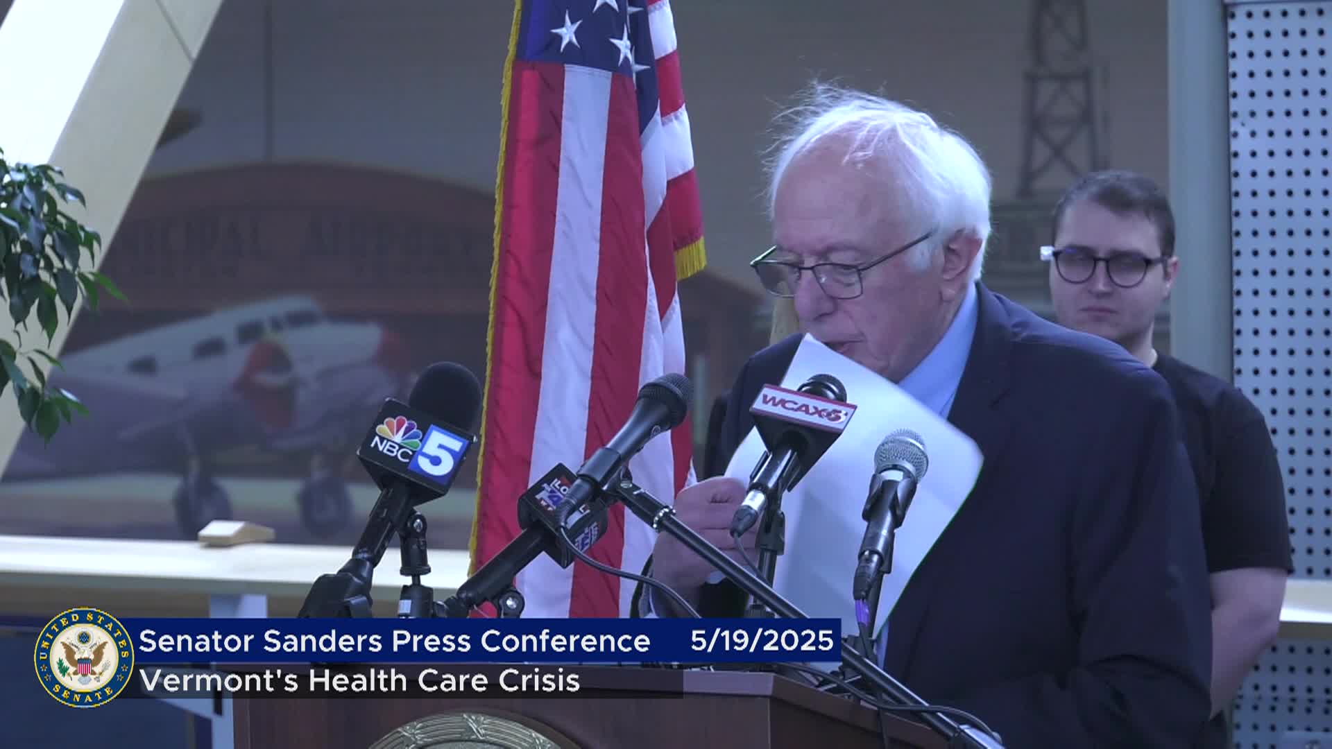 Sen. Sanders  - Vt.'s Health Care Crisis, 5/19/25