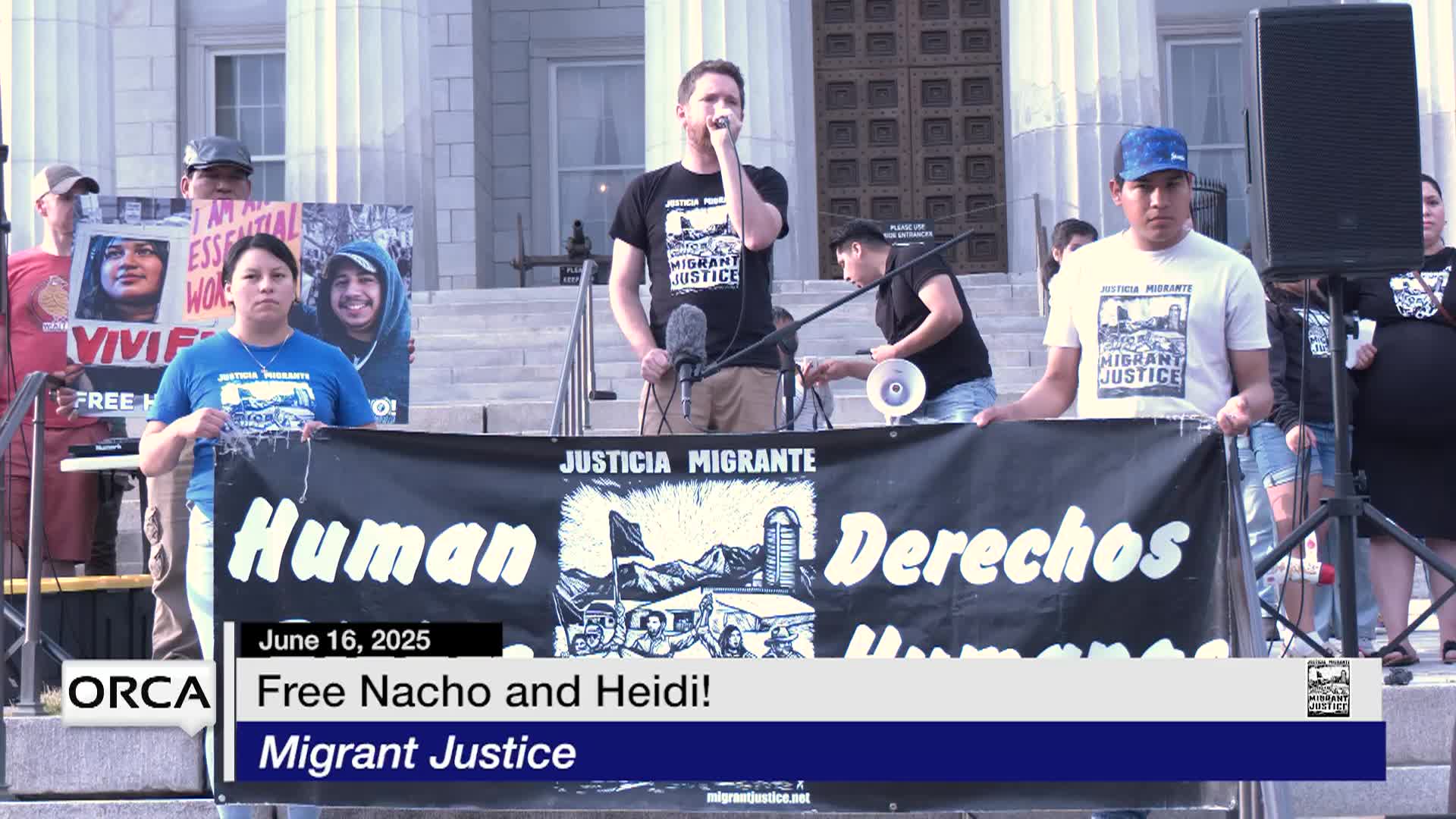 Special Event at the Vt. State House - Migrant Justice Protest