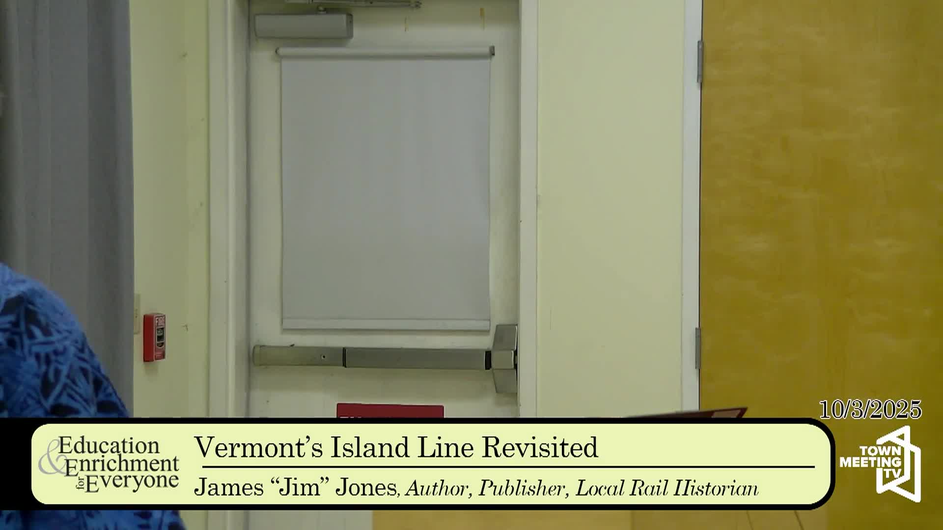 EEE - Vt.'s Island Line Revisited