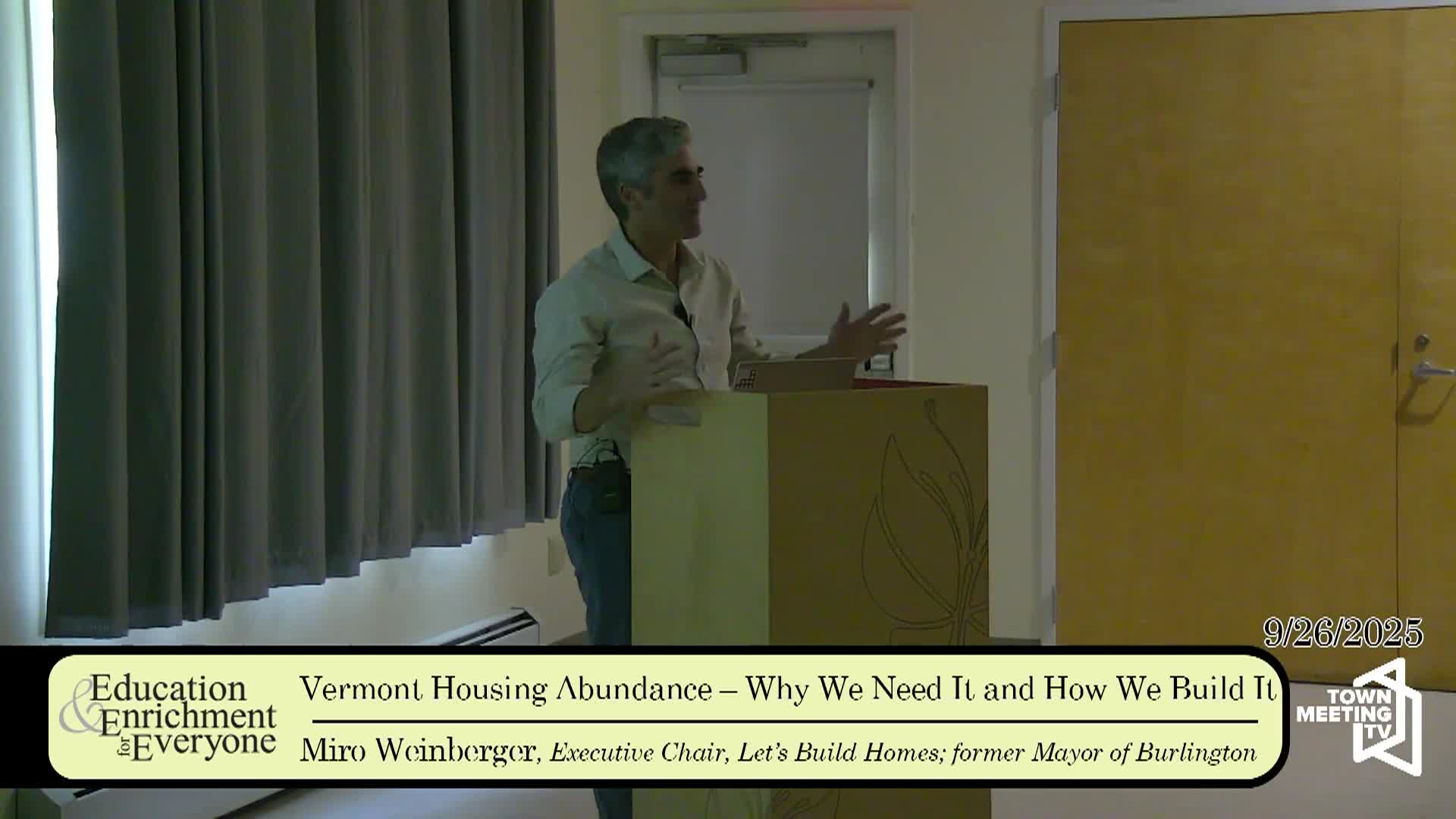 EEE - Vermont Housing Abundance