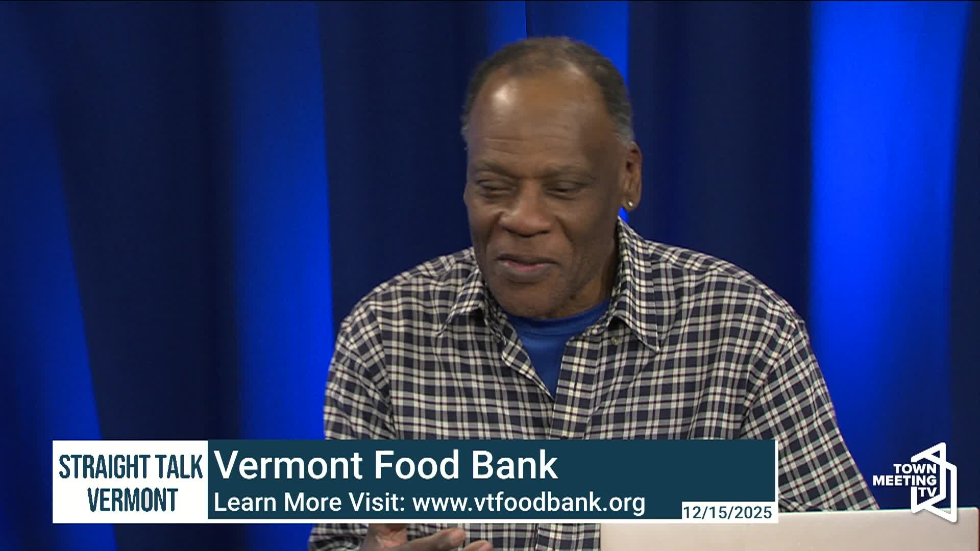 Straight Talk Vt. - Vt. Food Bank, 12/15/25
