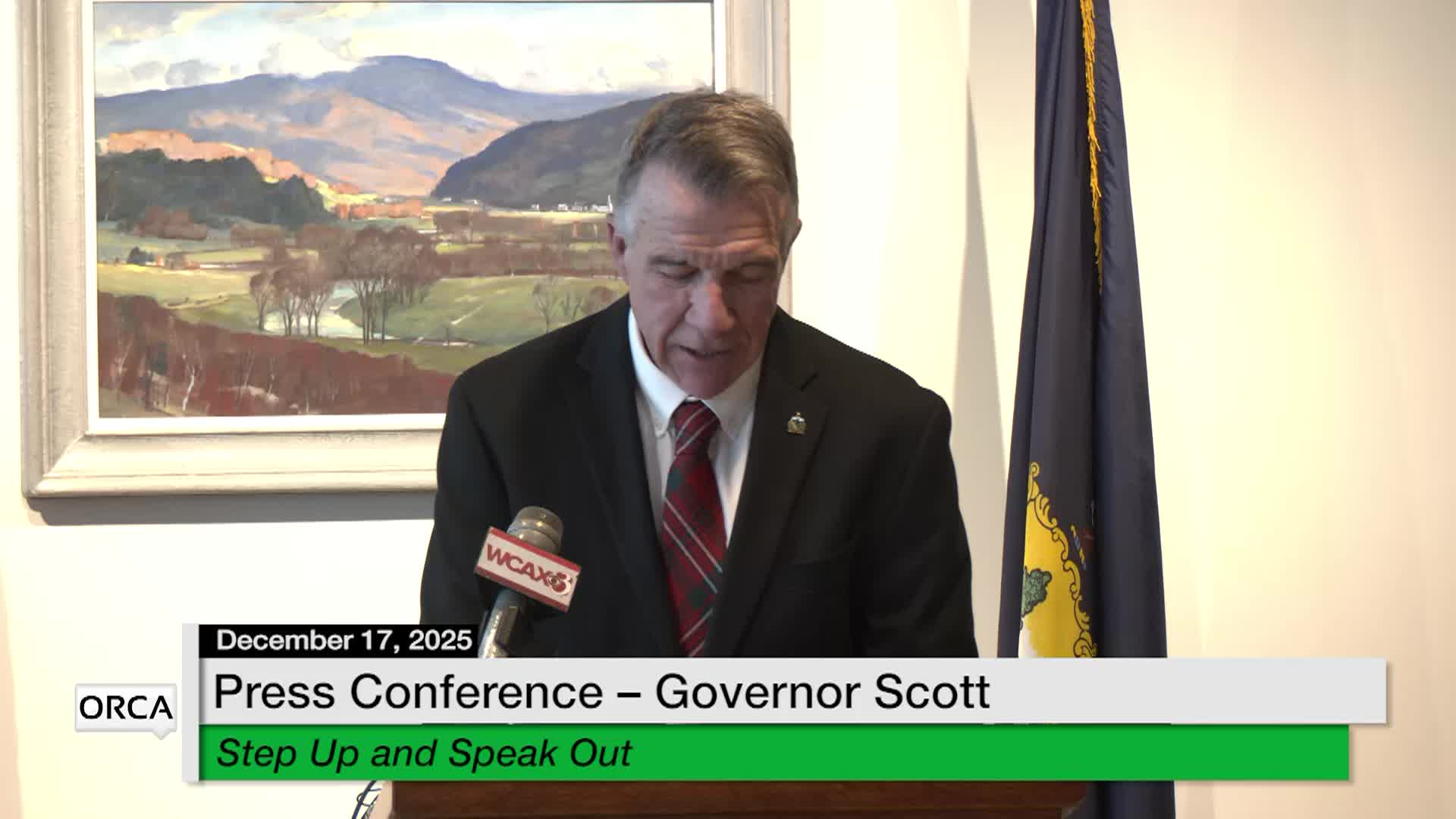 Press Conference - Step Up and Speak Out