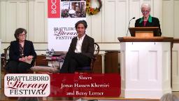 Navigate to Brattleboro Literary Festival - "Sisters," Jonas Hassen Khemiri and Betsy Lerner