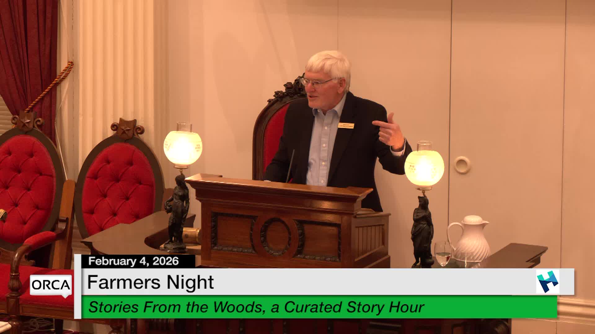 Thumbnail image for Vt. State House Special Event - Farmers Night Stories, 2/4/26
