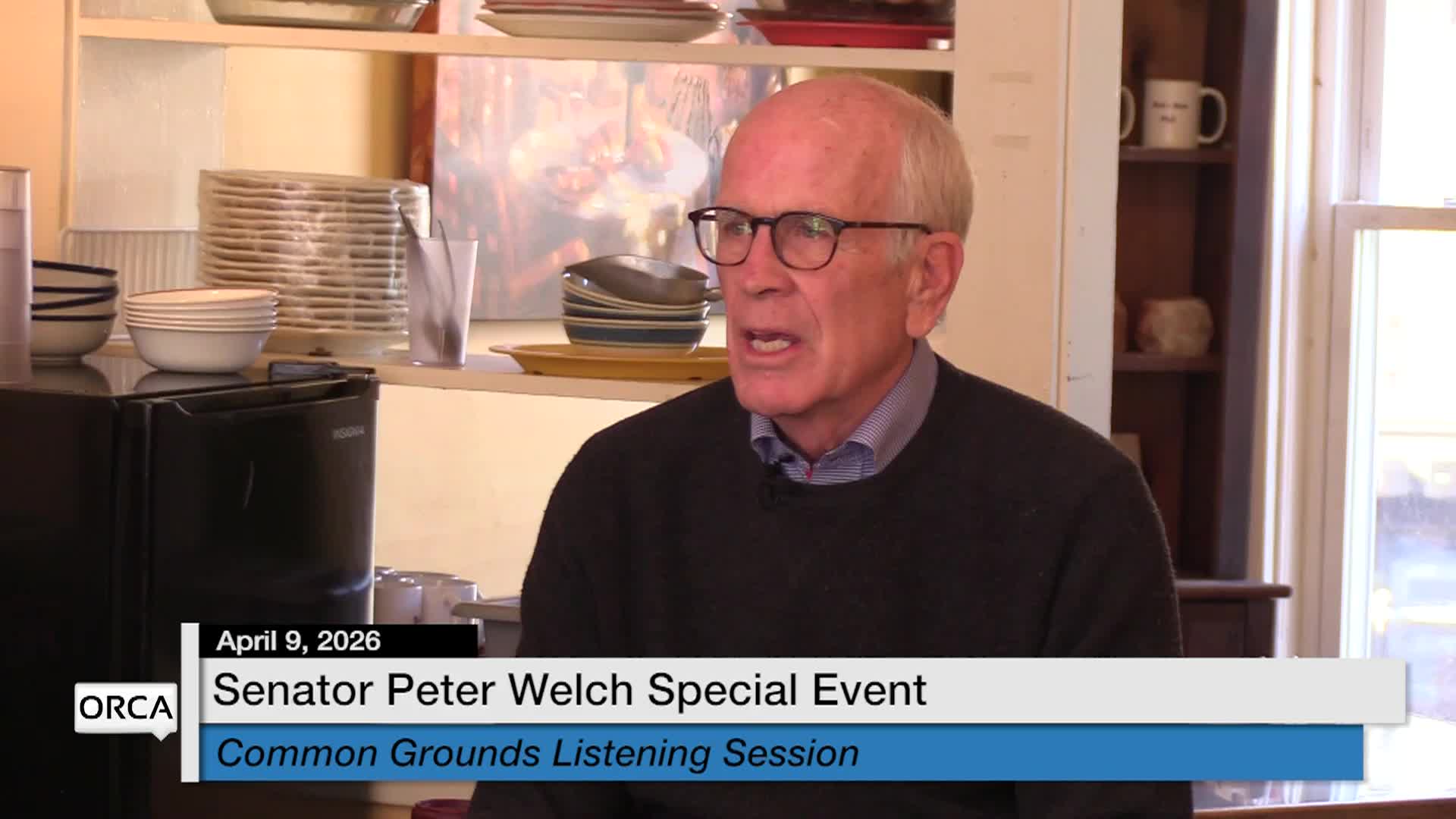 Thumbnail image for Sen. Welch - Common Grounds Listening Session, 4/9/26
