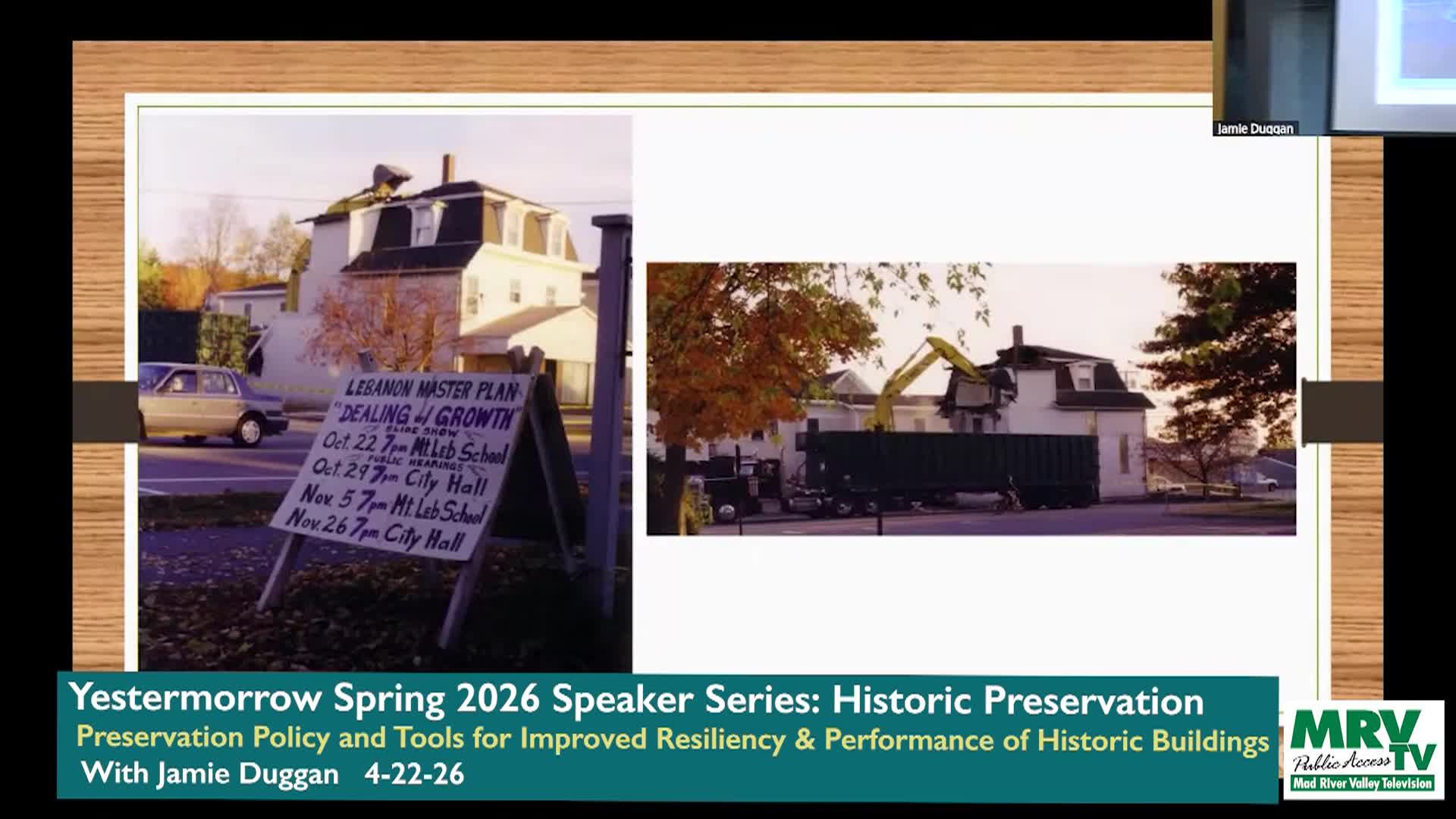 Thumbnail image for Yestermorrow - Resiliency of Historic Buildings