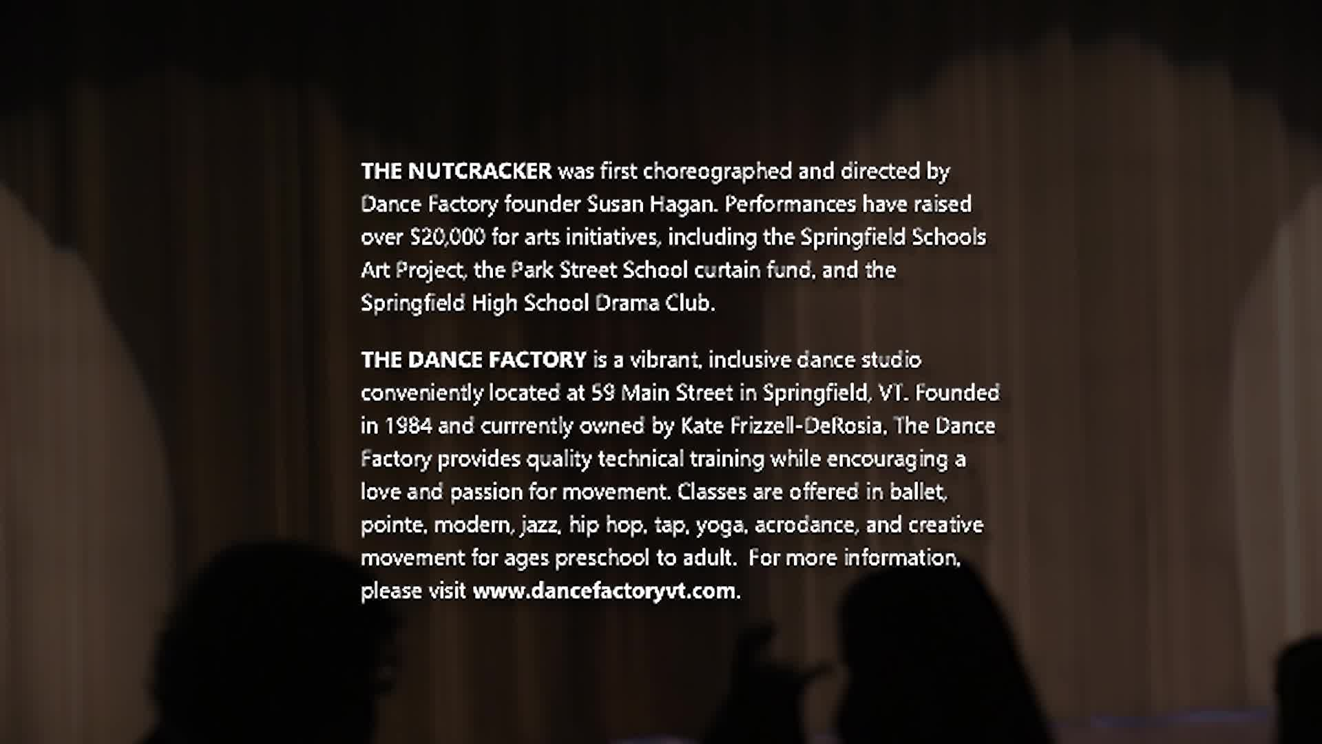 Navigate to The Nutcracker 2022 - Springfield Dance Factory [Sunday Performance]